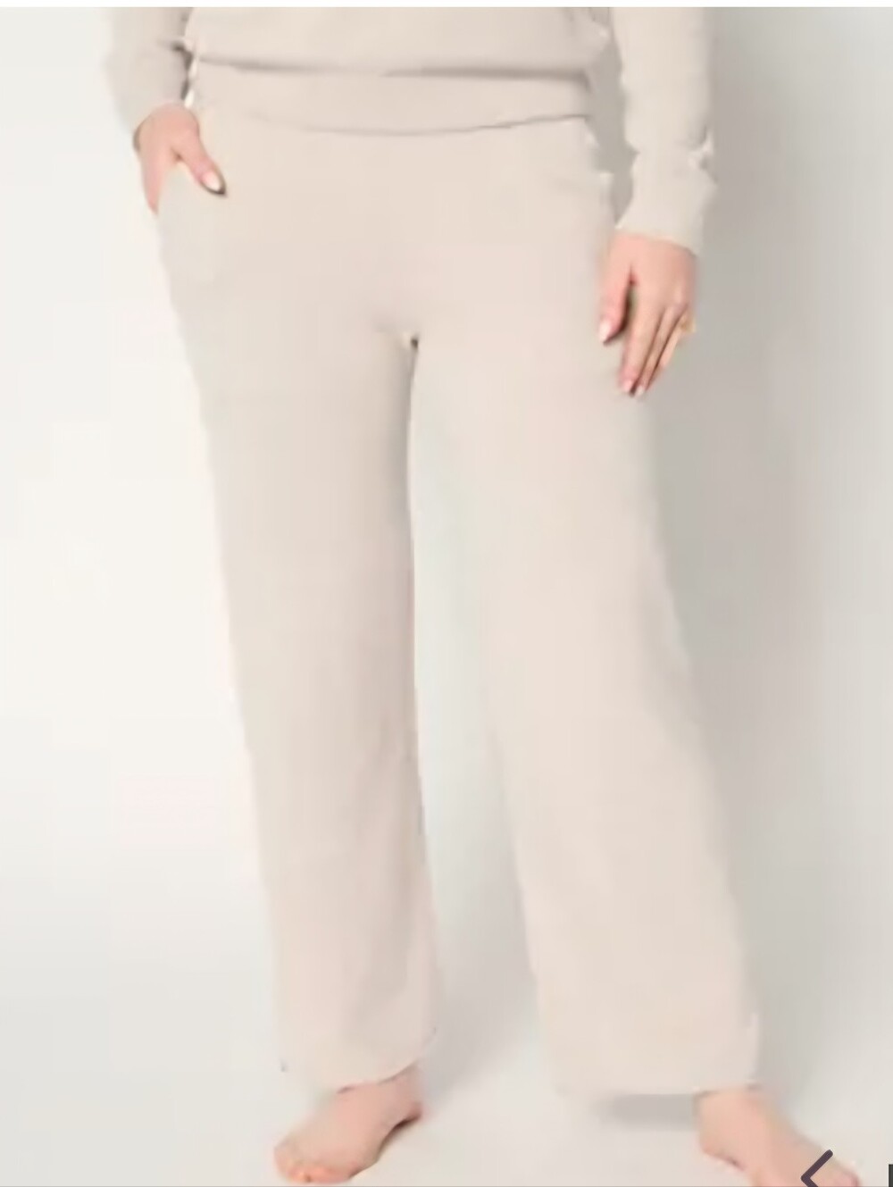 ​Barefoot Dreams CozyChic Ultra Lite Rolled Edge Ankle Pant 3X Plus Size Cozy